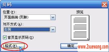 同一篇文档中插入相同页码的技巧