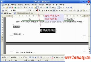 妙用WPS 轻松实现跨文档应用格式刷